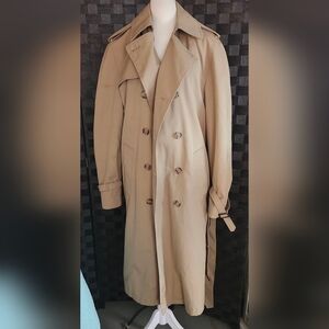 Stafford Double-Breasted Beige Trench Coat